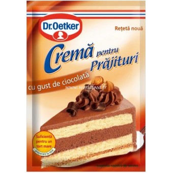 Dr Oetker Crema pentru Prajituri cu gust de ciocolata