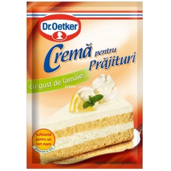 Dr Oetker Crema pentru Prajituri cu gust de lamaie 