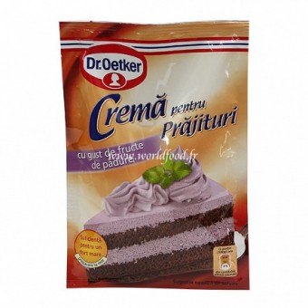 Dr Oetker Crema pentru Prajituri cu gust de fructe de padure 