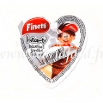 Finetti Inimioare cu ciocolata 19g - 24buc/pac